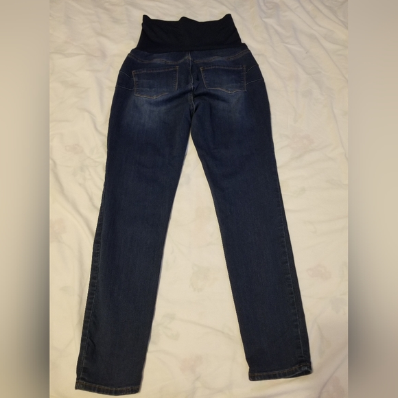 S.O.N.G Maternity Jeans Size L Color Blue - Picture 3 of 7